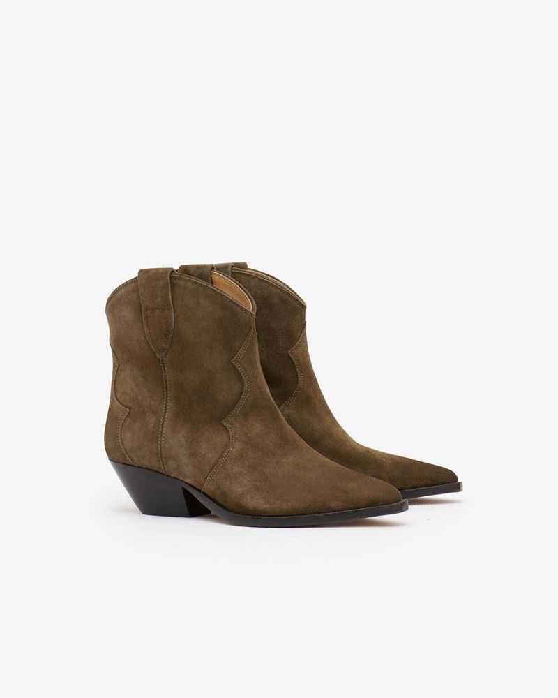 DEWINA LEATHER ANKLE BOOTS - 3