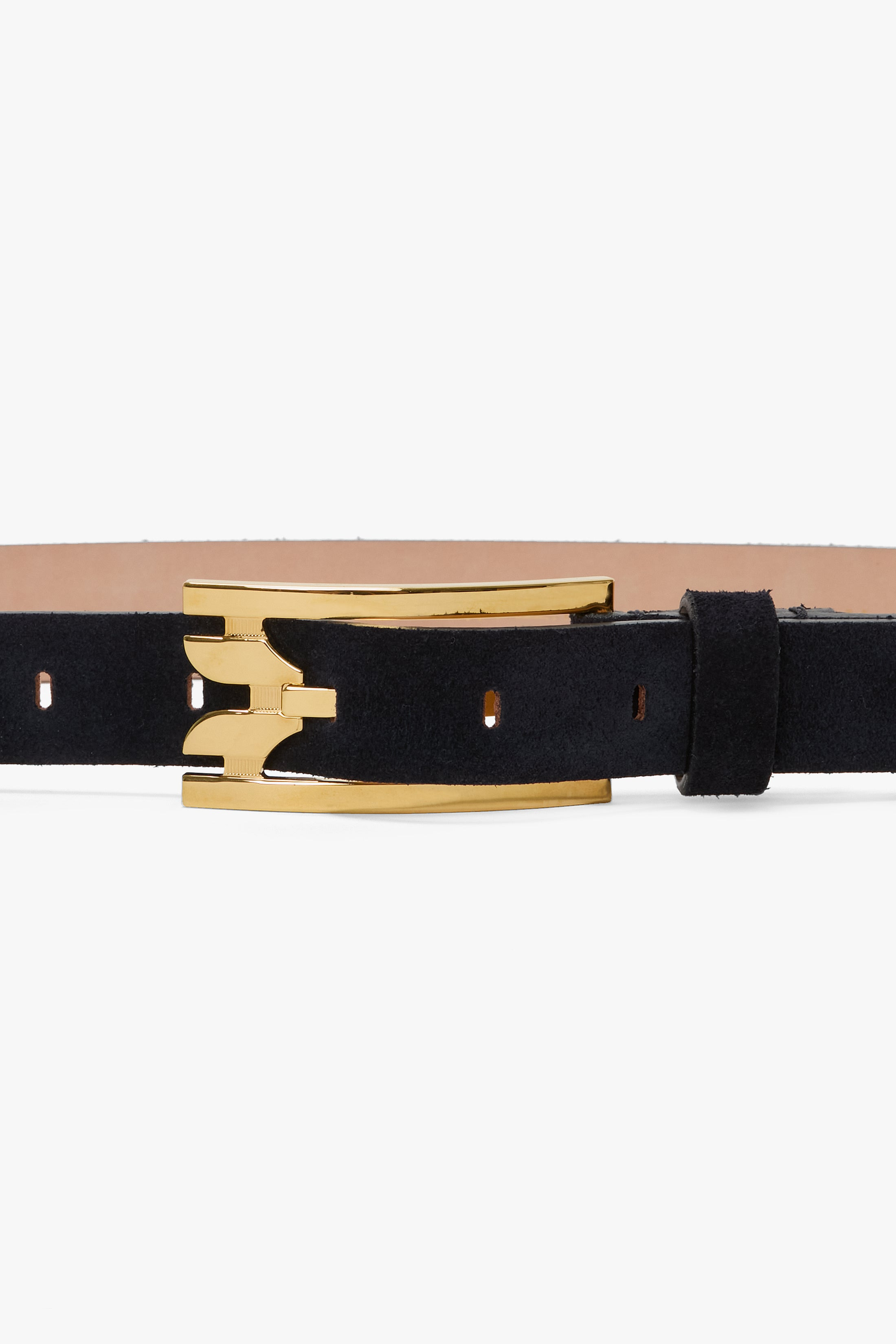 Pin-Buckle Belt In Black Smooth Leather - 2