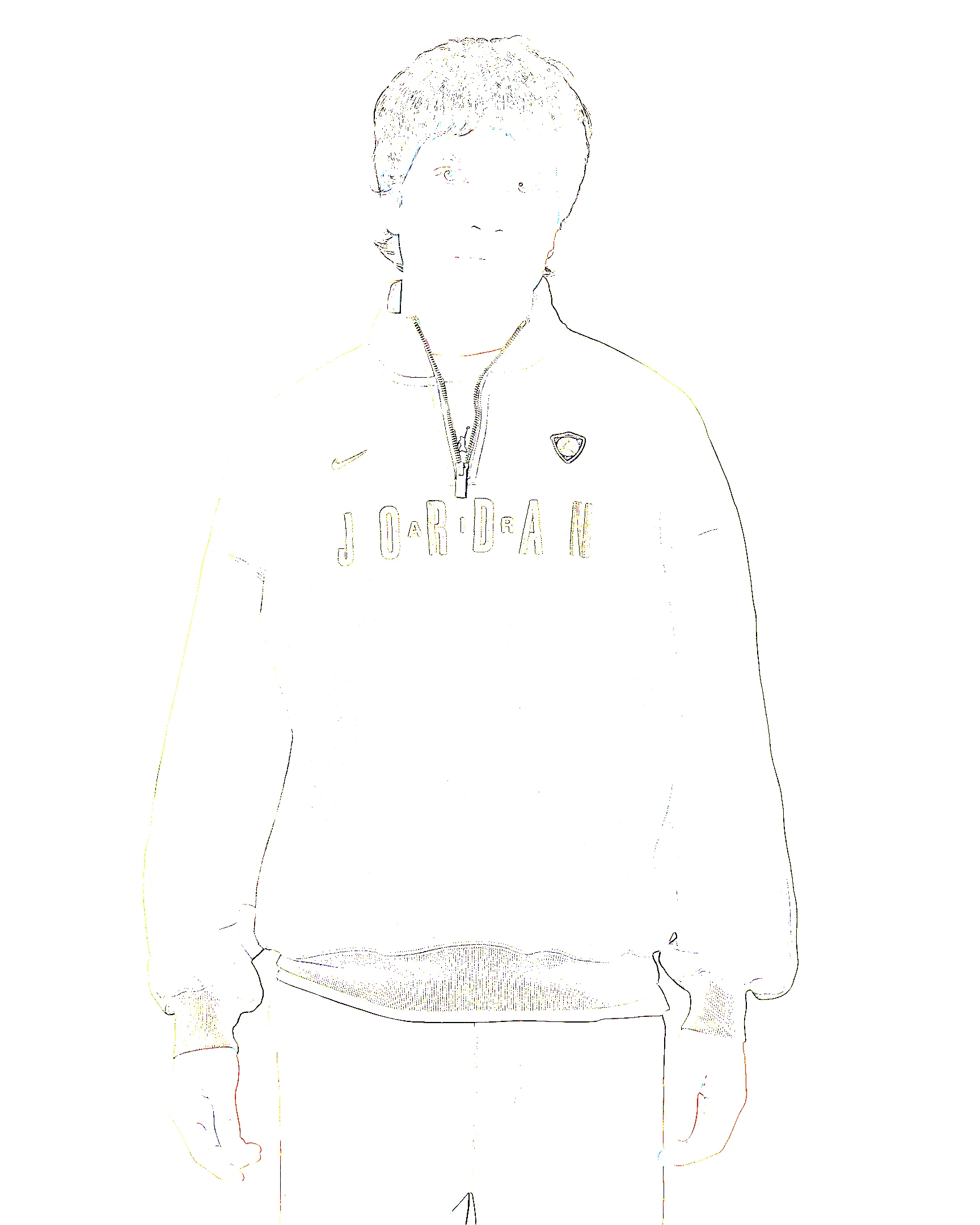 Jordan Flight Men's Graphic Fleece 1/4-Zip - 1