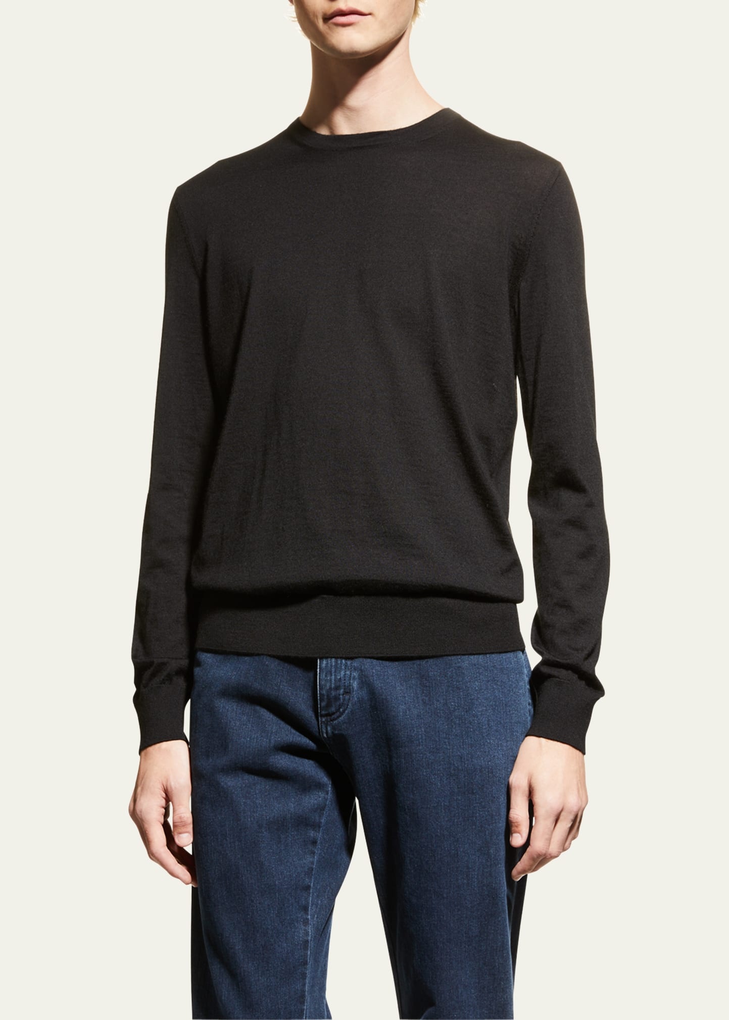 Men's Cashmere Crewneck Sweater - 4