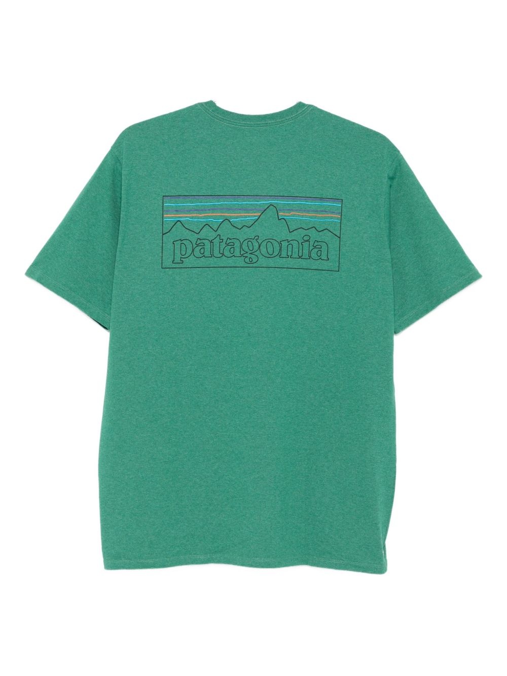 P-6 Logo mountain-graphic T-shirt - 2