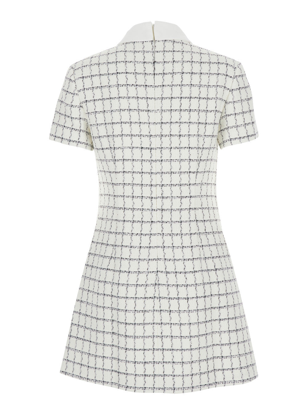 Self-Portrait Women Check Boucle Mini Dress - 2