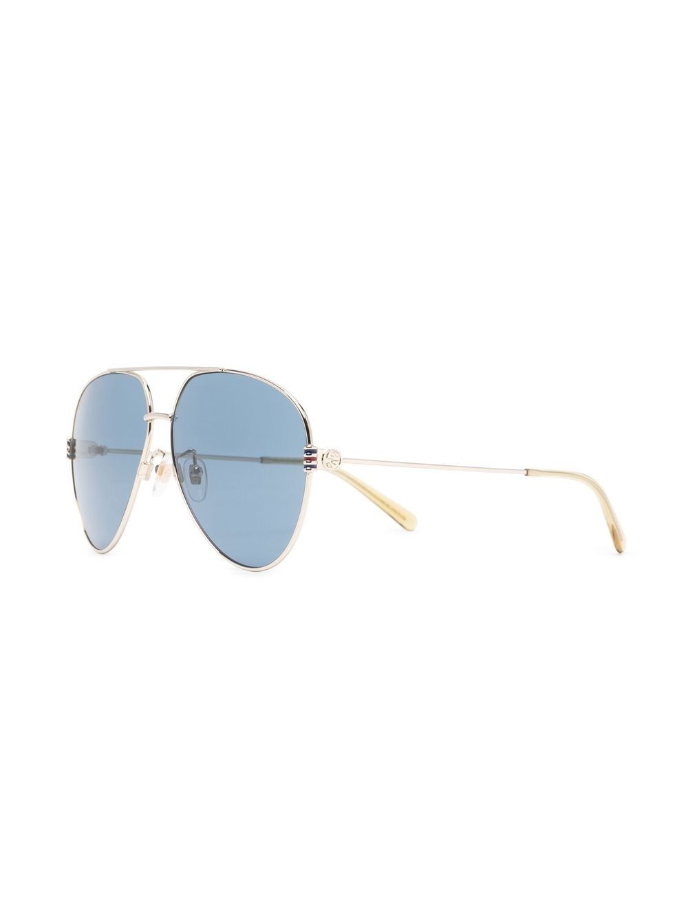 double-bridge pilot-frame sunglasses - 2