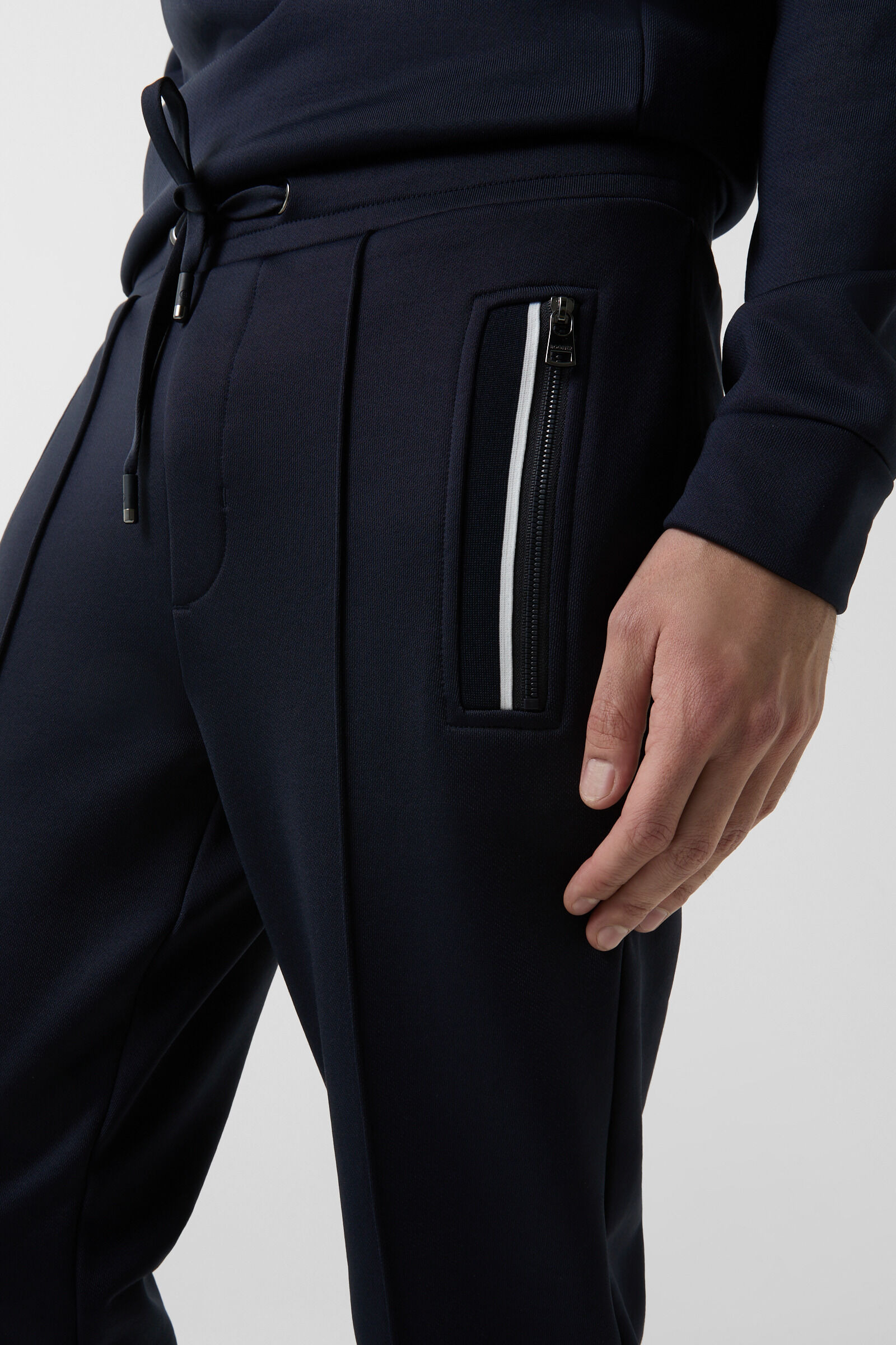 Alfred sweatpants in Navy blue - 5