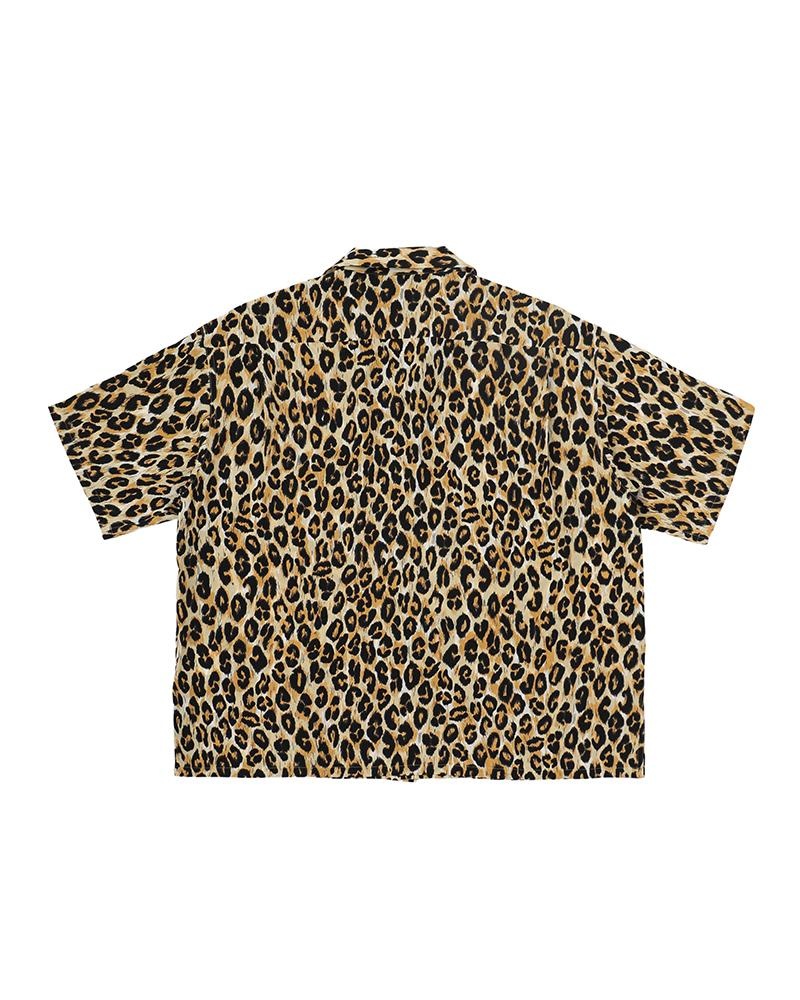 CROSBY SHIRT S/S LEOPARD (CHIRIMEN) BEIGE - 2