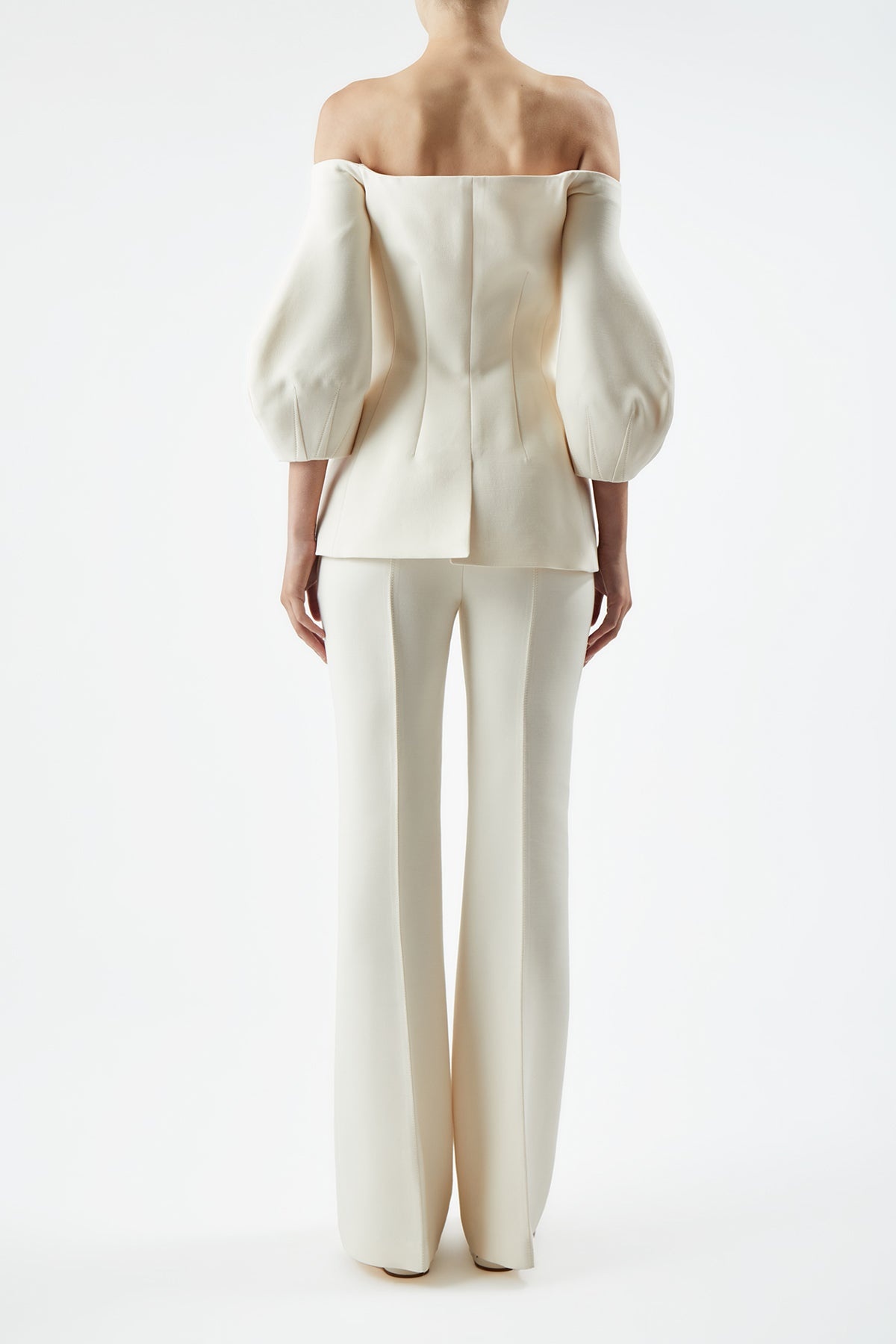Ennio Pant in Silk Wool - 4