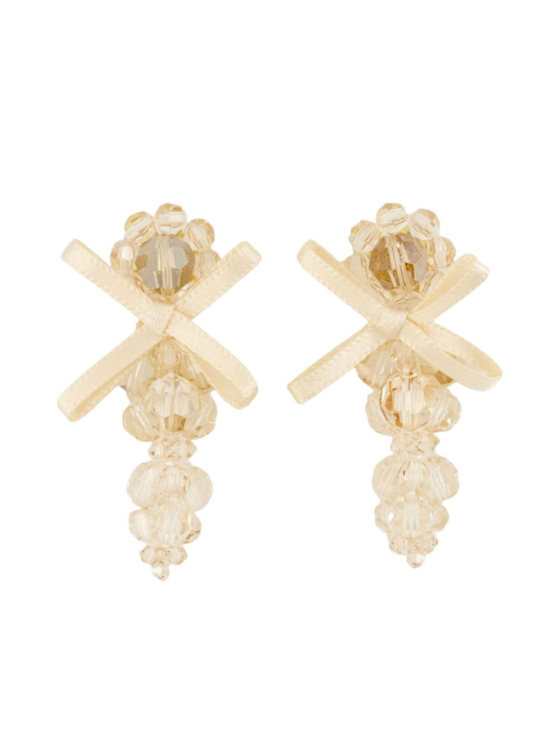 embellished bow earrings 1