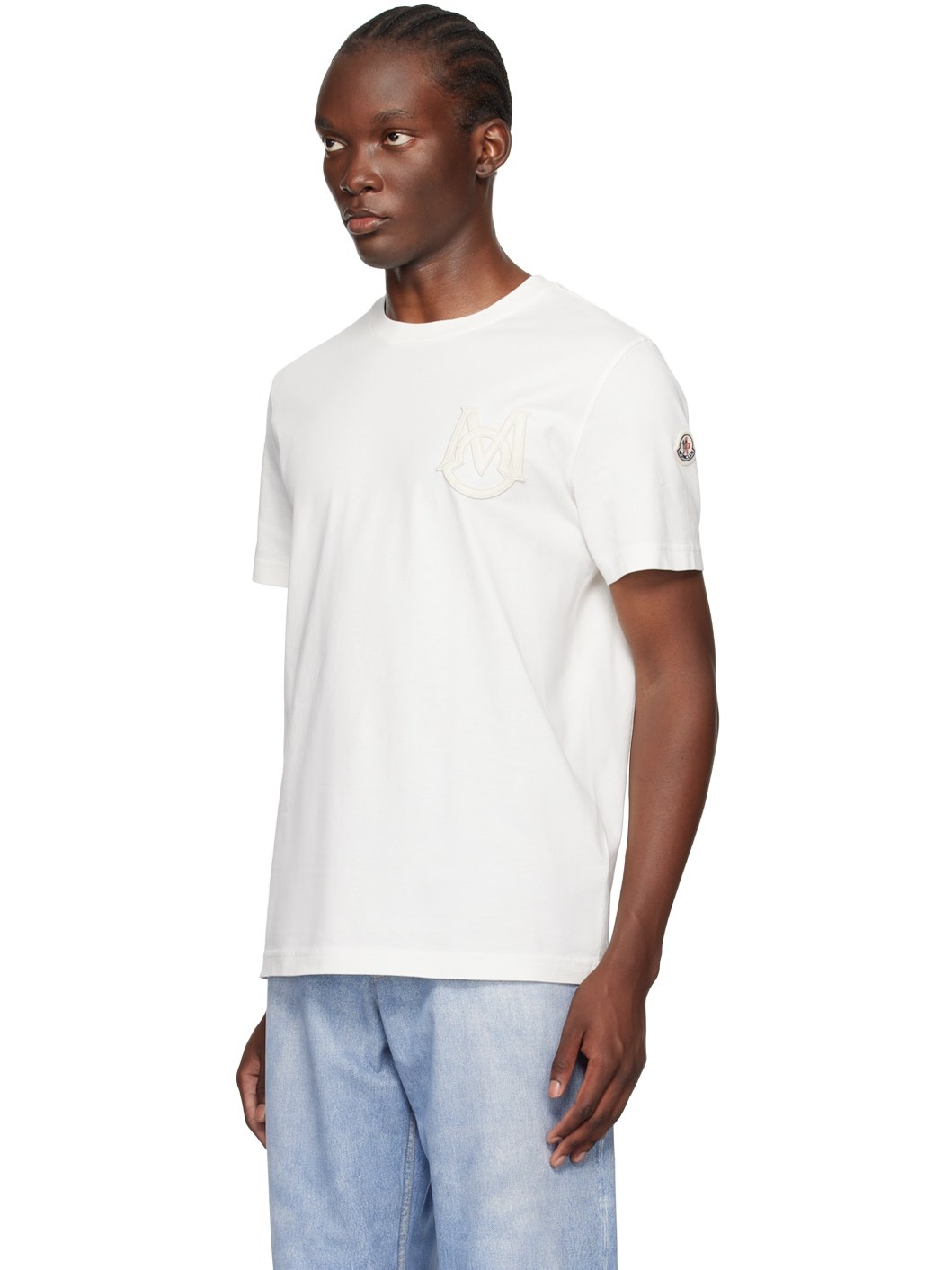 White Monogram T-Shirt - 4