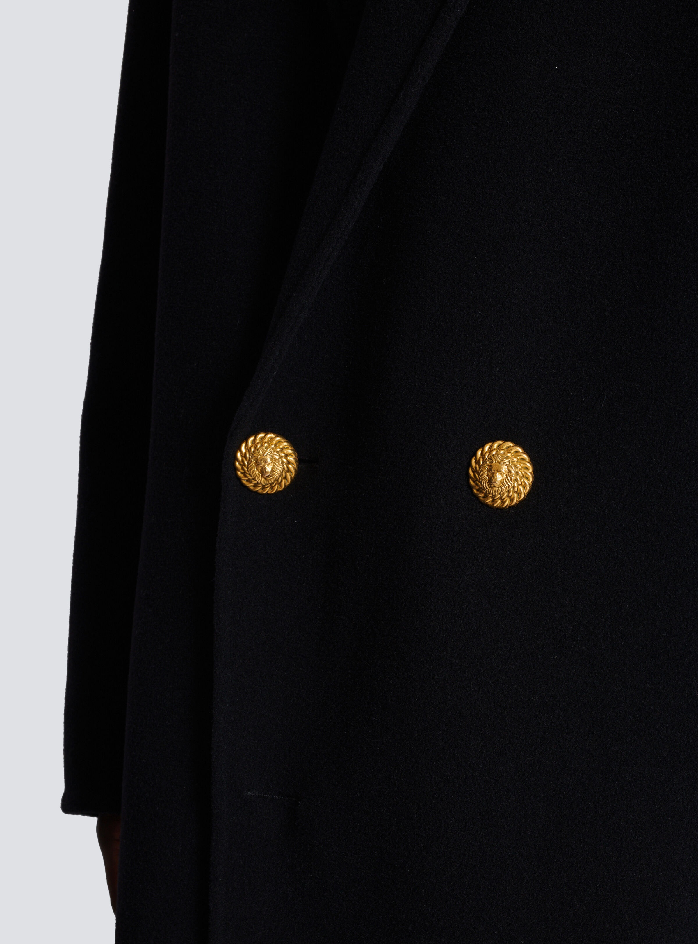 Long coat in double-faced wool - 9