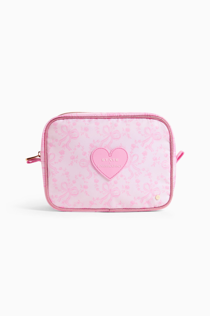 STATE x LoveShackFancy Mixed Print Benson Toiletry Kit 1