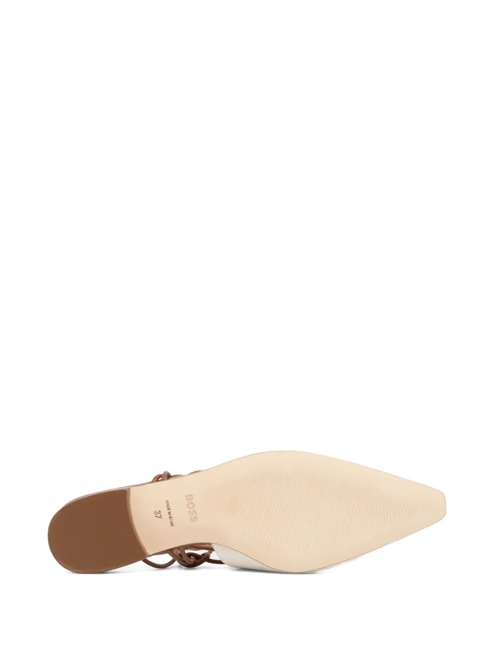tie-fastening ballerina shoes - 5