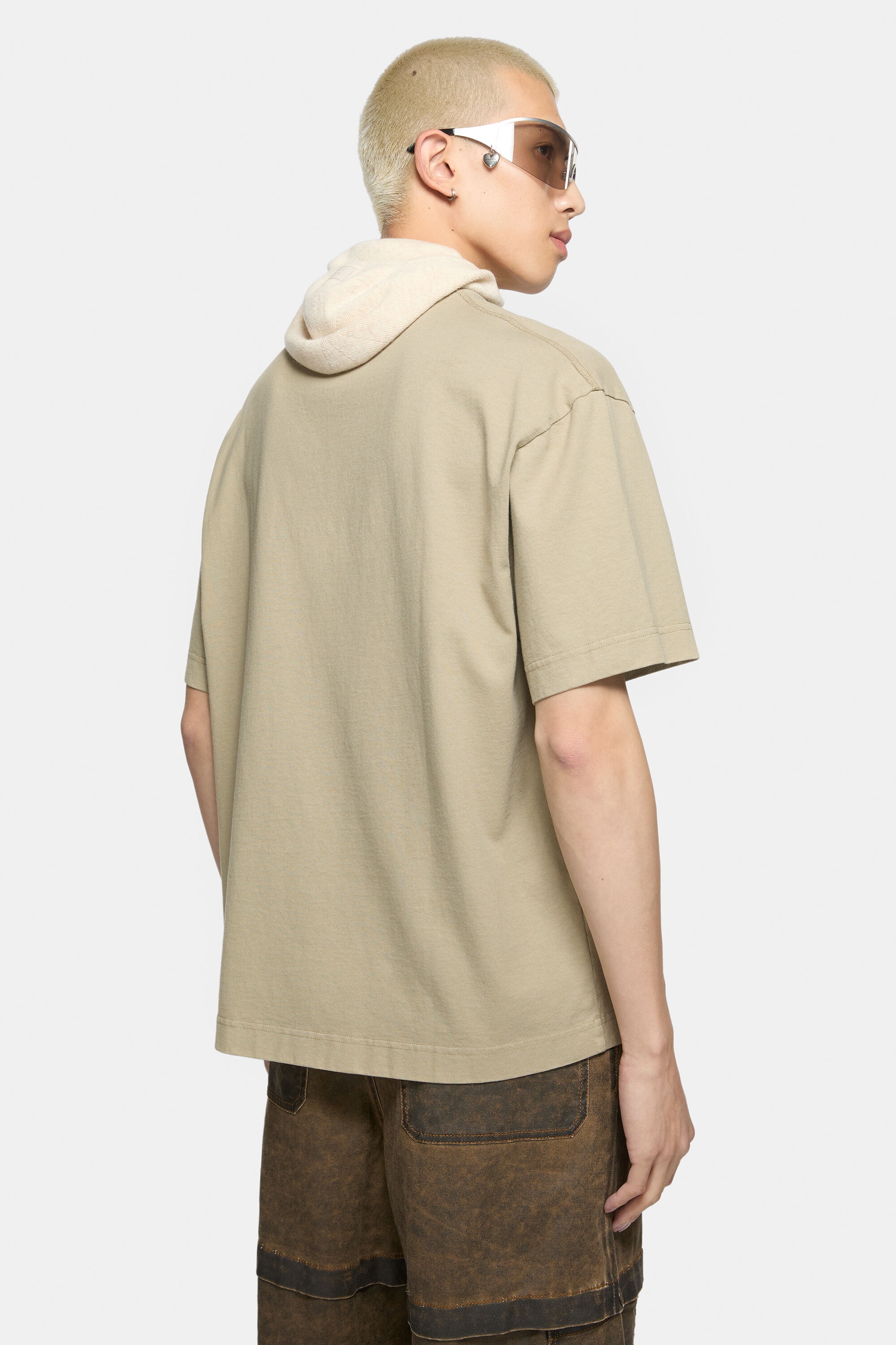 Logo t-shirt - Relaxed fit - Sand beige - 3