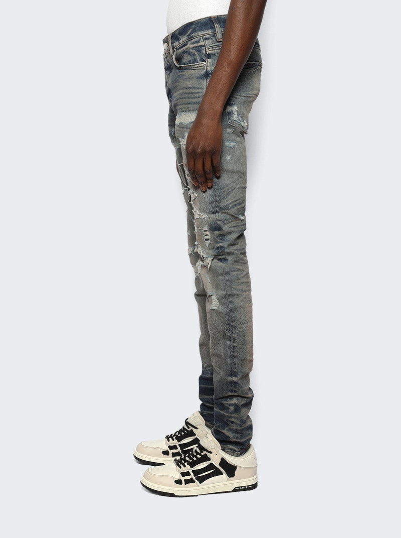 Staggered Logo Jean Vintage Indigo 4