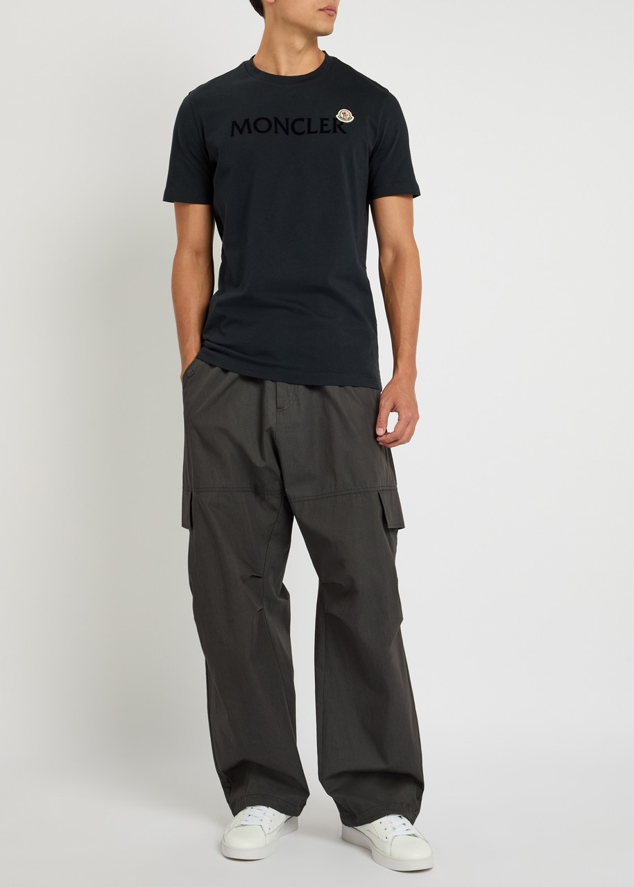 Moncler Logo Badge Cotton T-shirt - 4