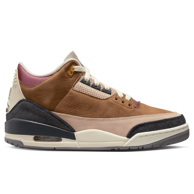 AIR JORDAN 3 RETRO SE - ARCHAEO BROWN/DARK SMOKE GREY/FOSSIL STONE - 1
