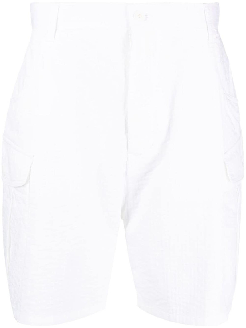 seersucker cargo shorts 1