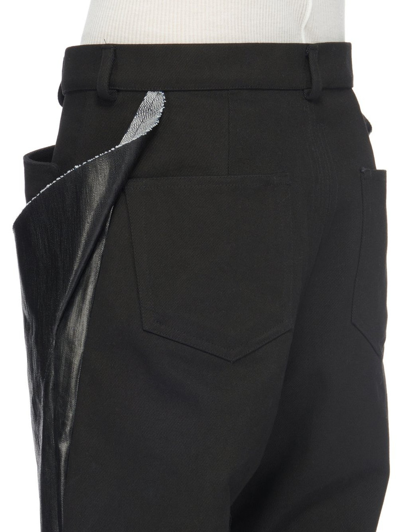 Black Slivered Jeans 5