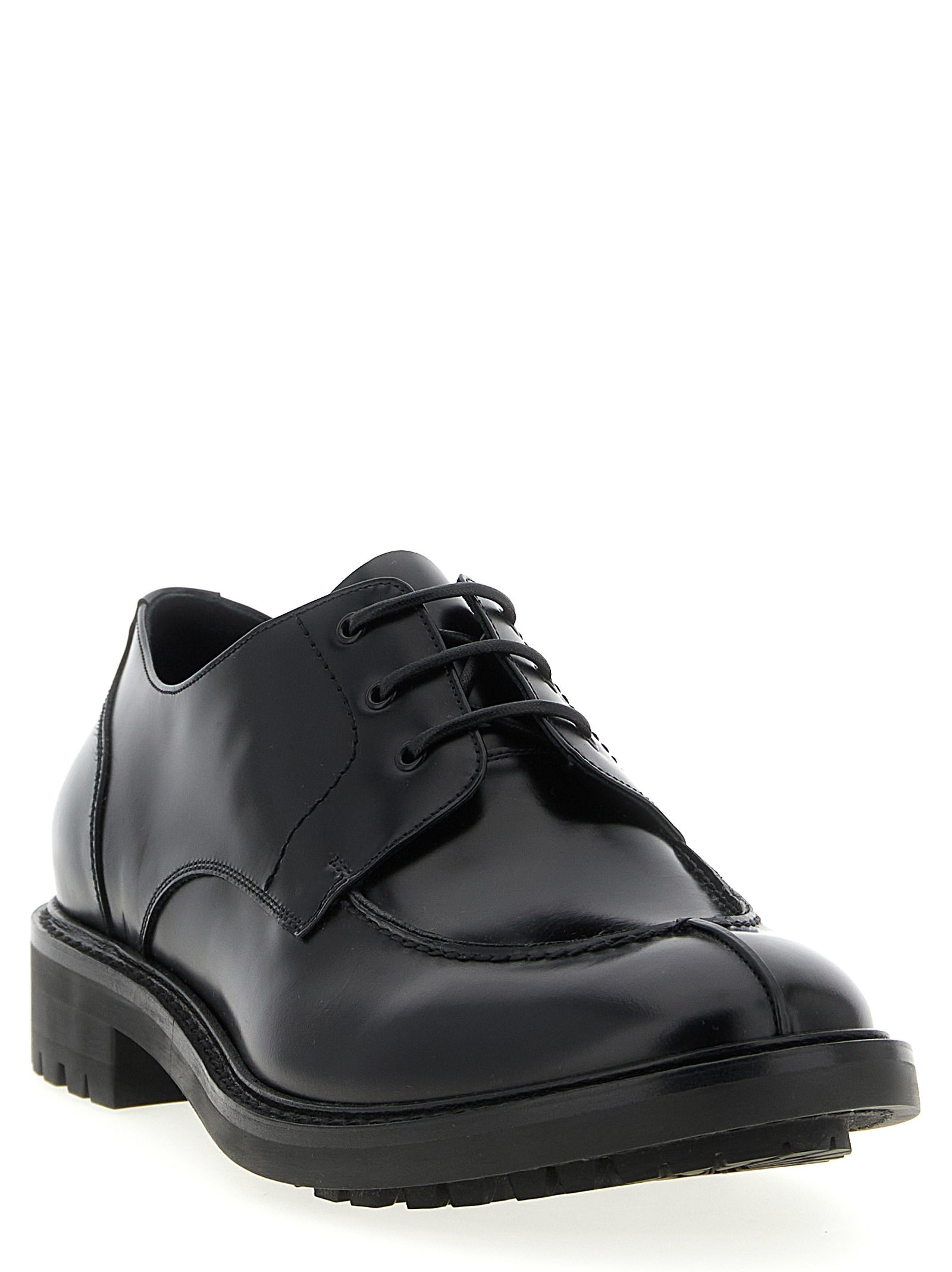 Lino Lace Up Shoes Black - 2