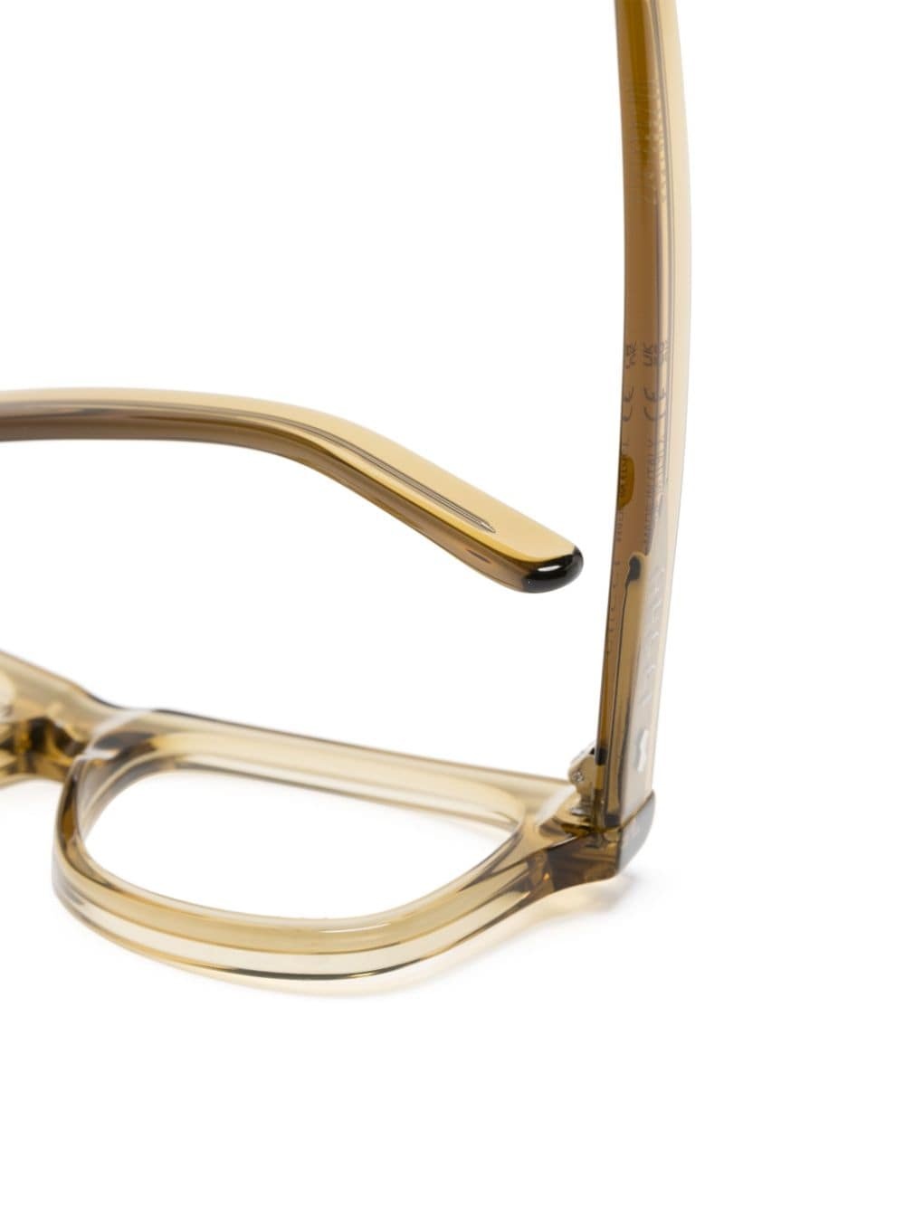oval-frame glasses - 3