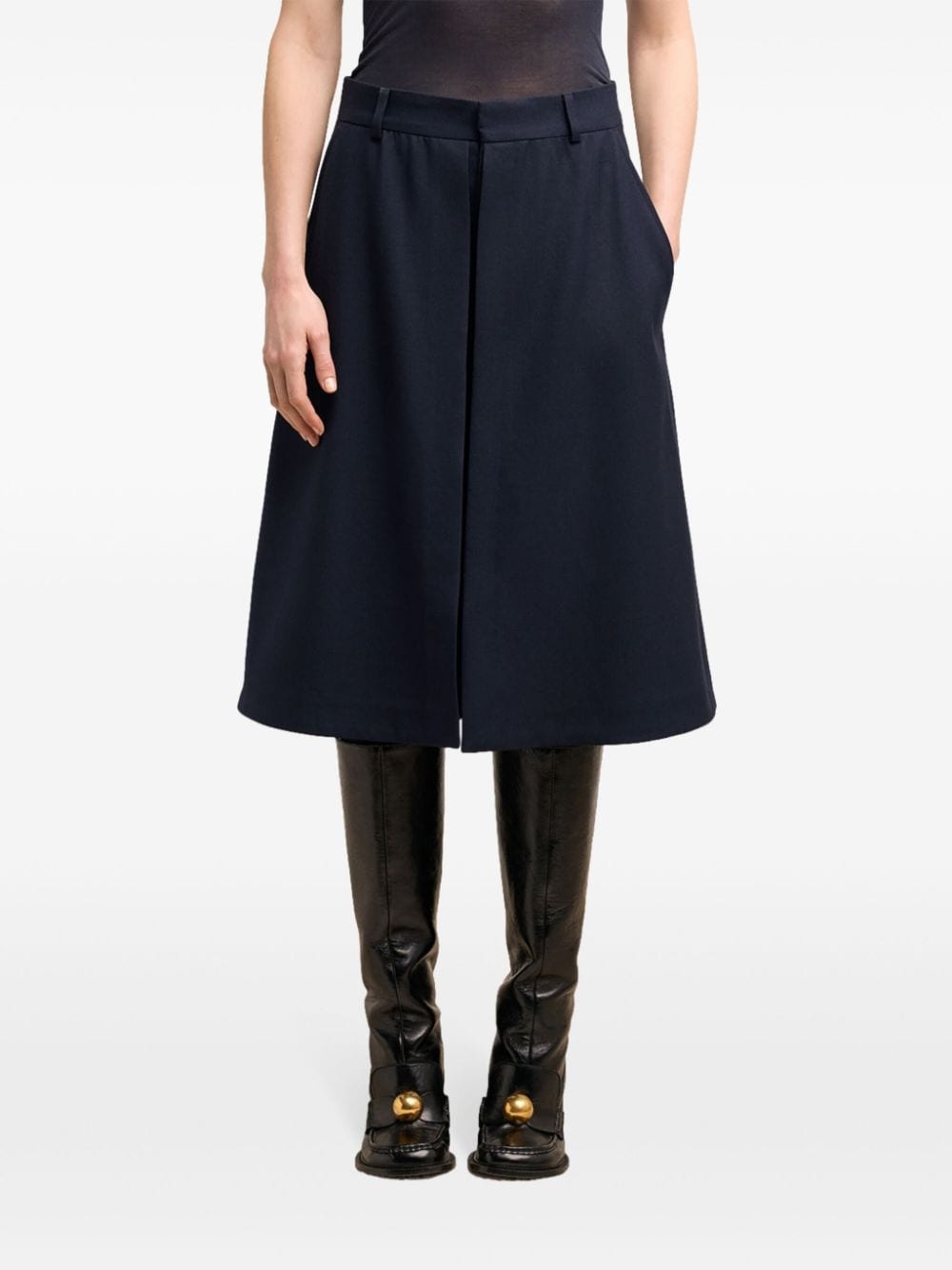 paneled knee-length shorts - 5