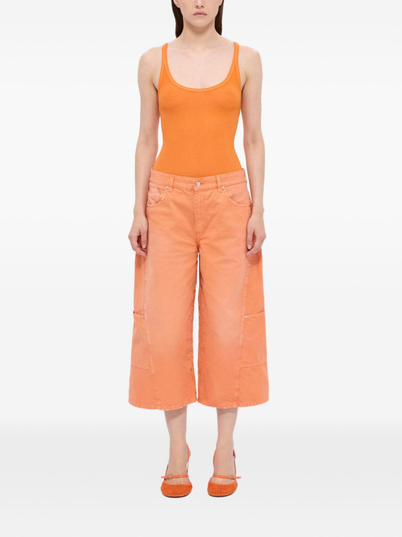 MSGM crop cargo jeans outlook