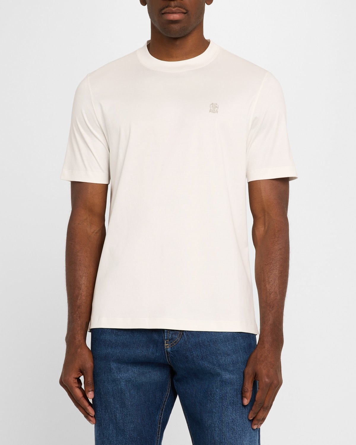 Men's Crewneck T-Shirt with Logo - 4