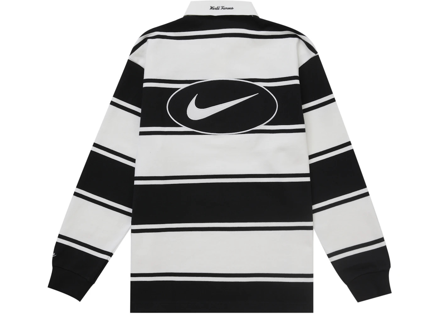 Supreme Nike Stripe Rugby Black - 2