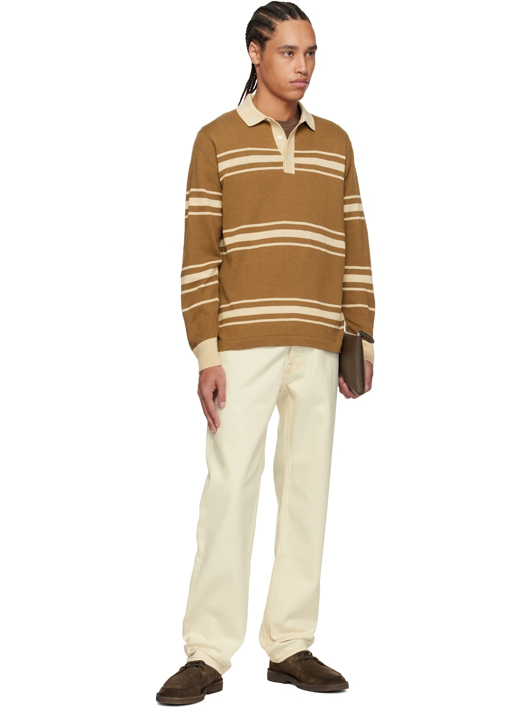 Off-White 12.7 oz Selvedge Tonal Stitch Jeans - 4