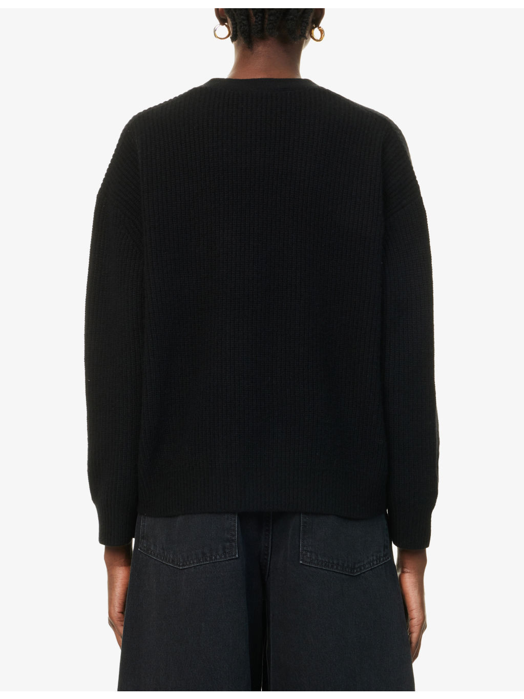 Cocoon V-Neck Cashmere Cardigan - 4