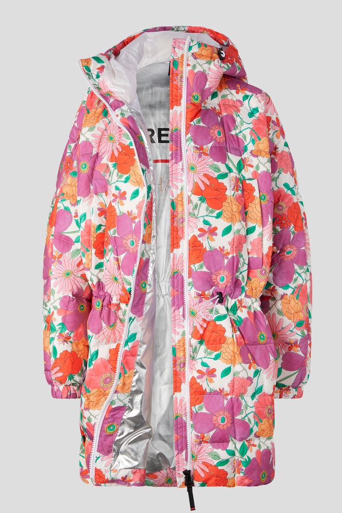 Yama Quilted coat in Violet/Pink - 8