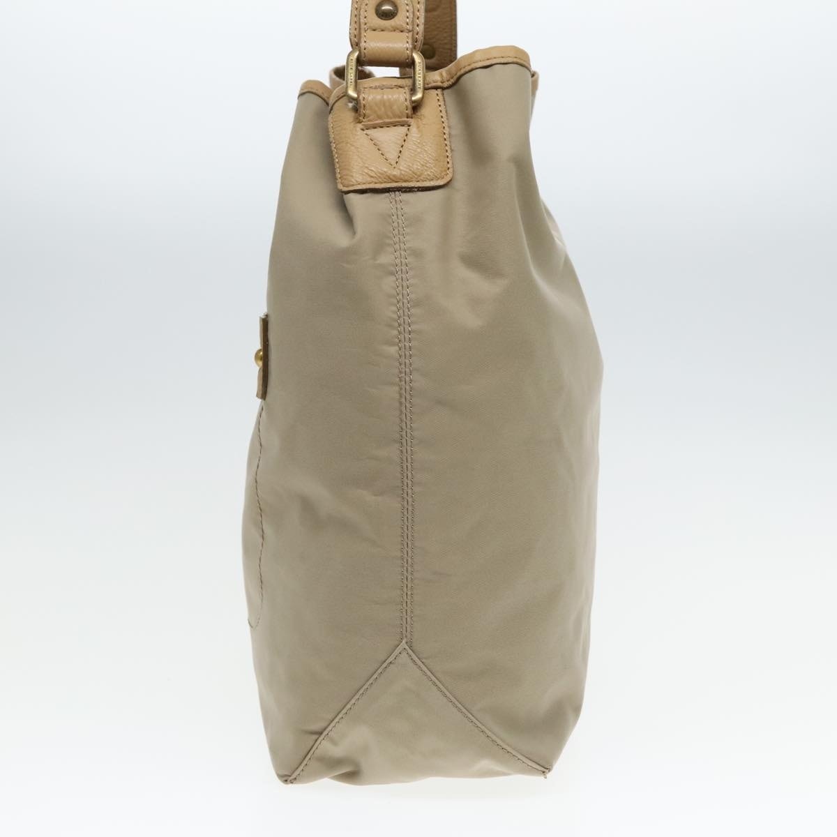 Burberry Blue Label Shoulder Bag Nylon Beige - 4