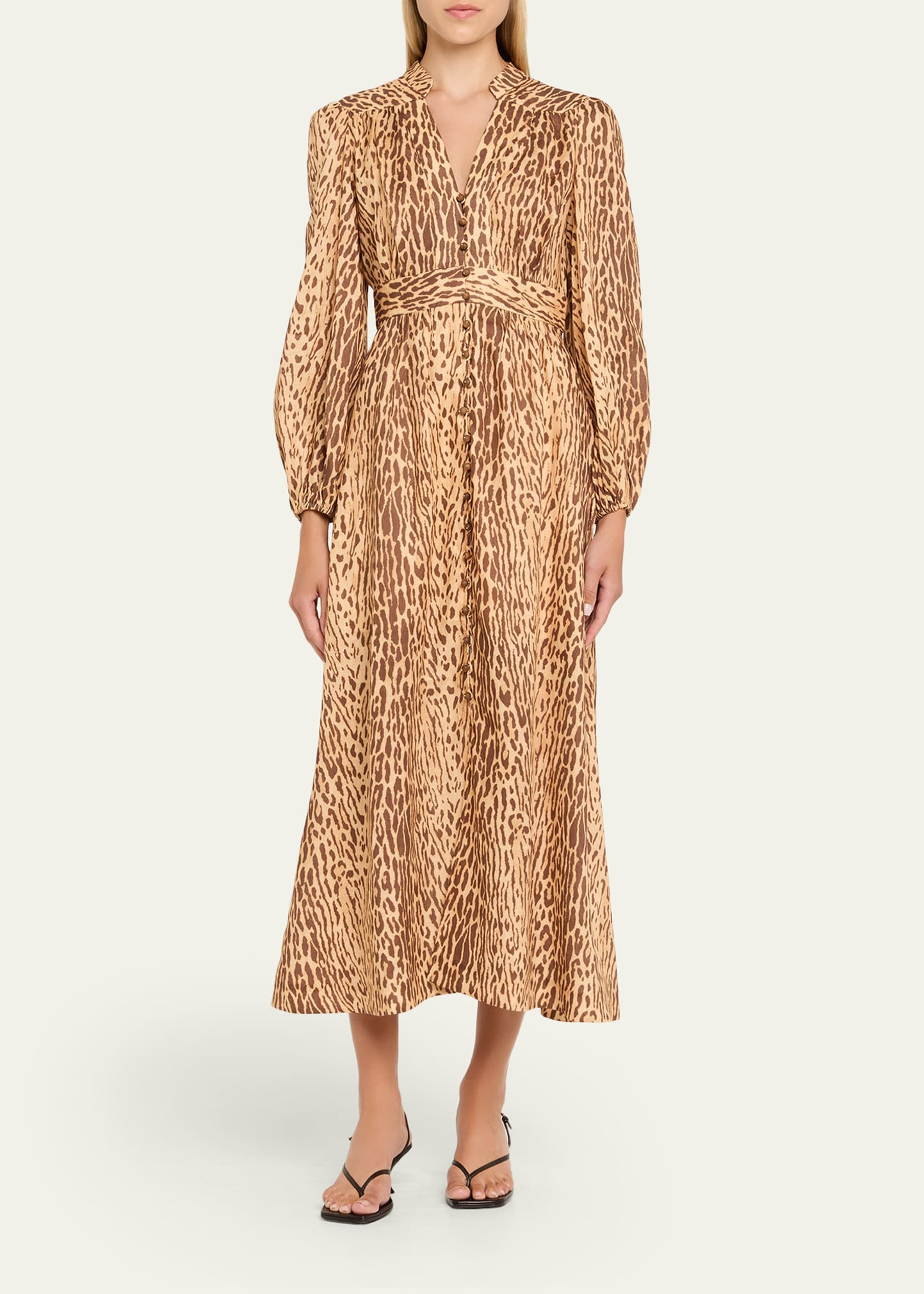Cascadian Plunge Maxi Dress - 2