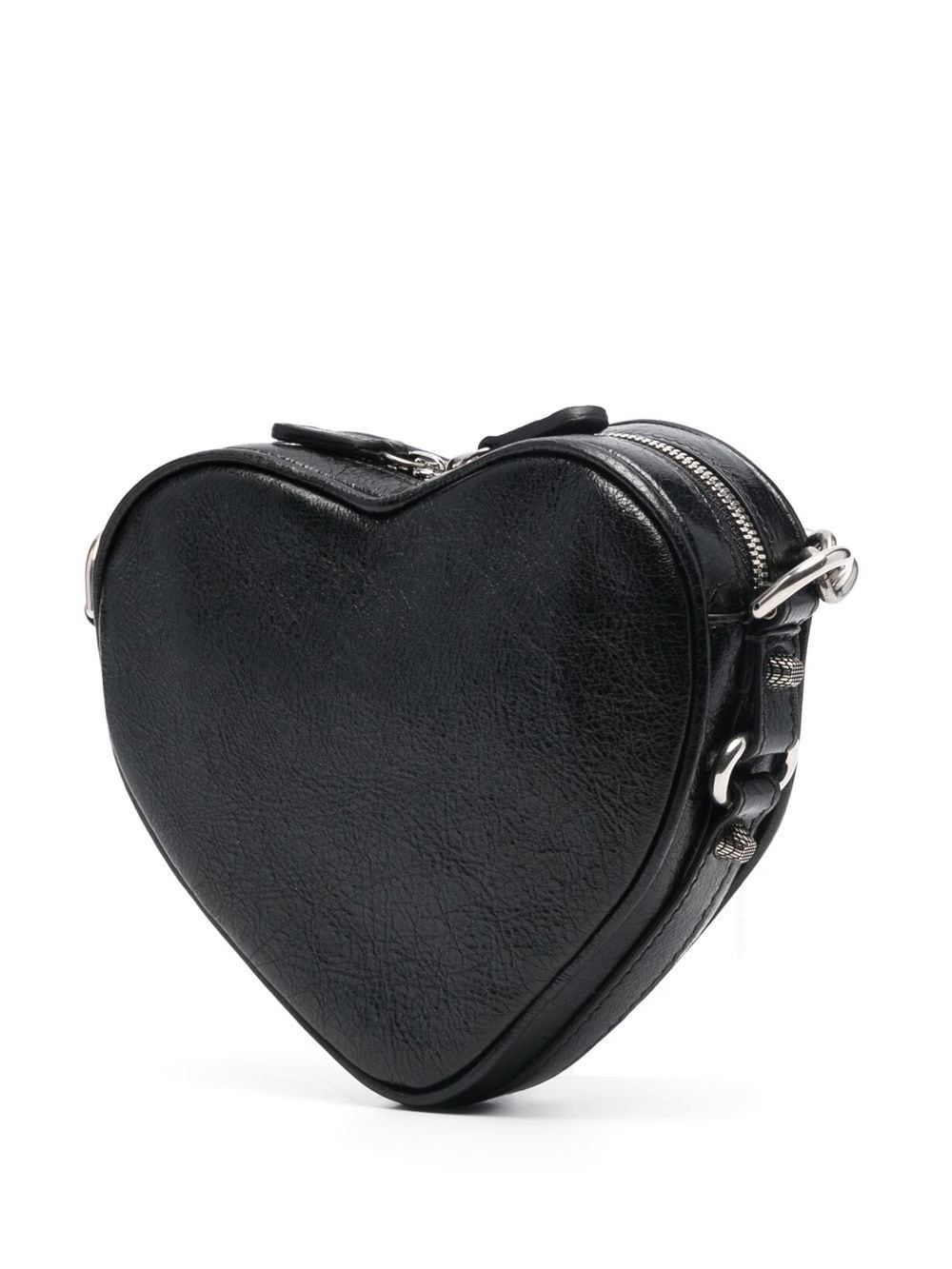 mini Le Cagole Heart leather crossbody bag - 3