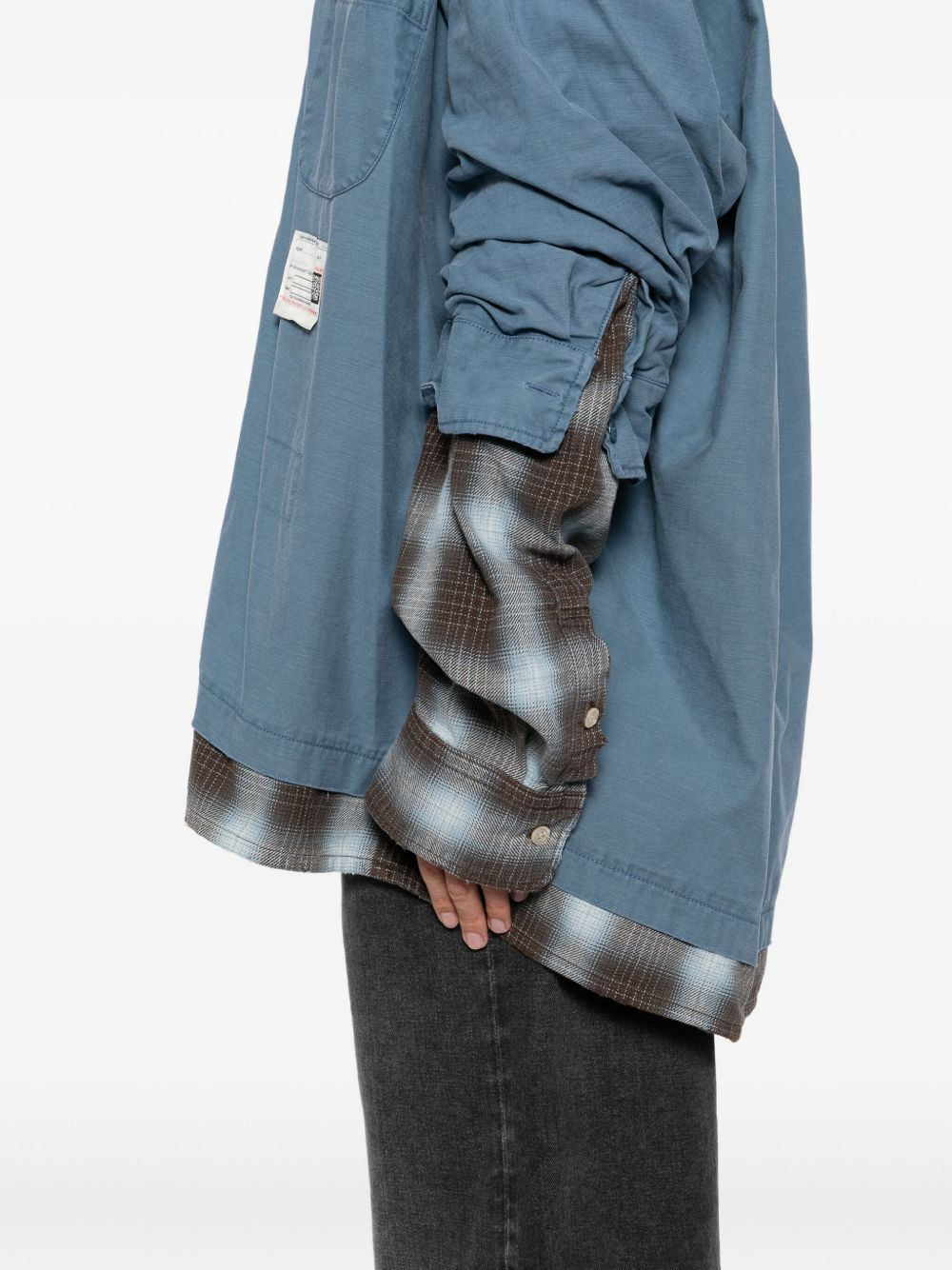 Layered Long Sleeve shirt - 5