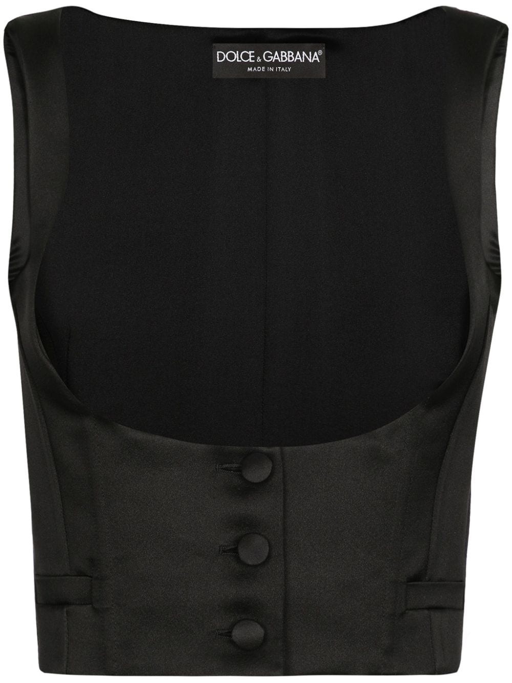 Silk tuxedo vest - 1