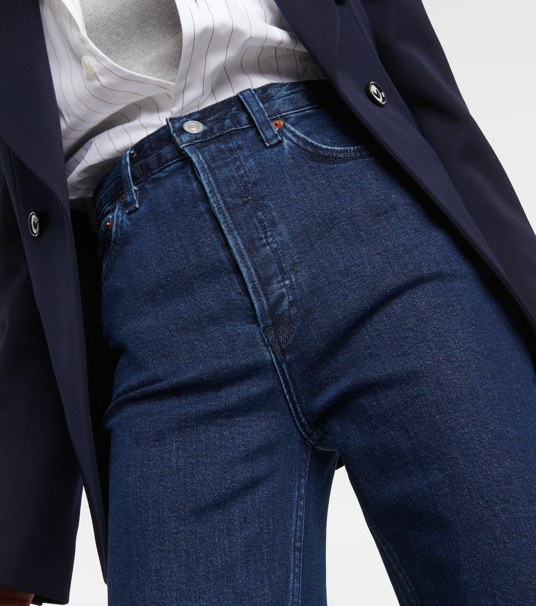 High-rise straight jeans - 4