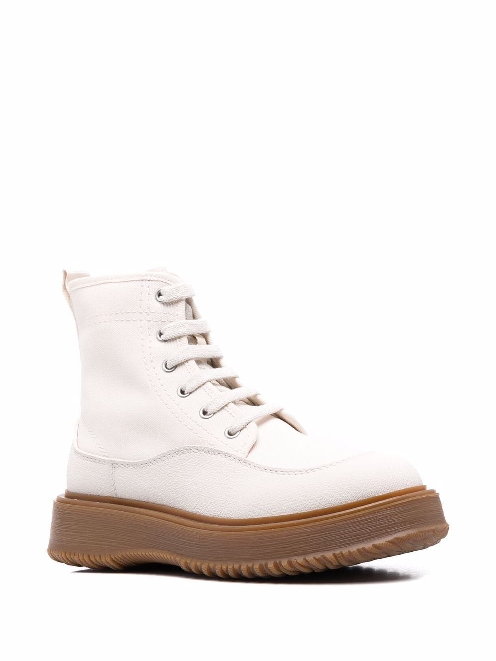 lace-up leather boots - 2