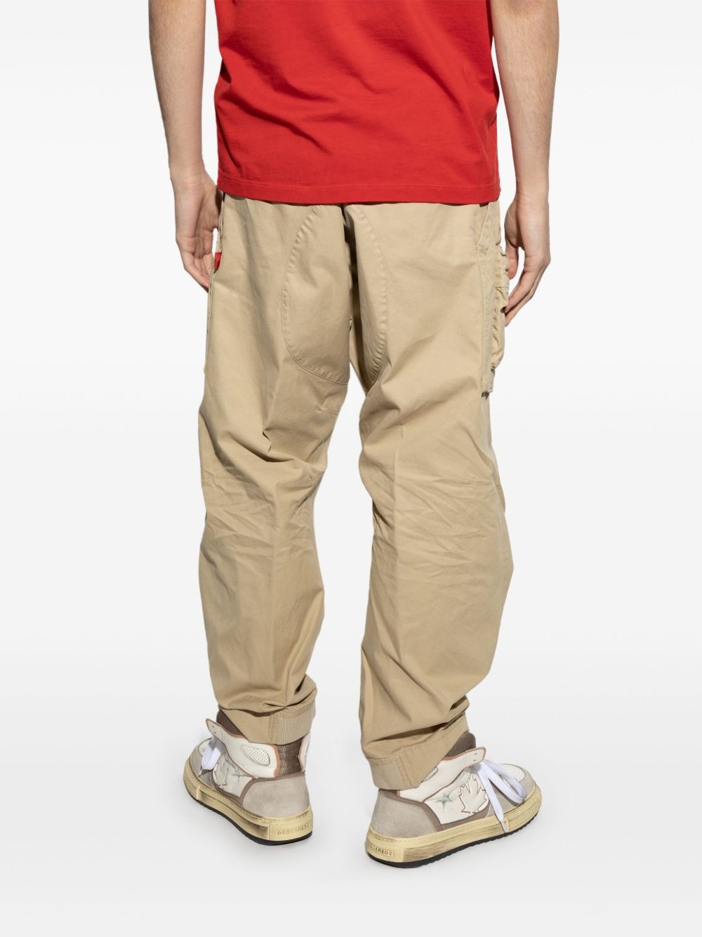 cotton cargo pants - 4