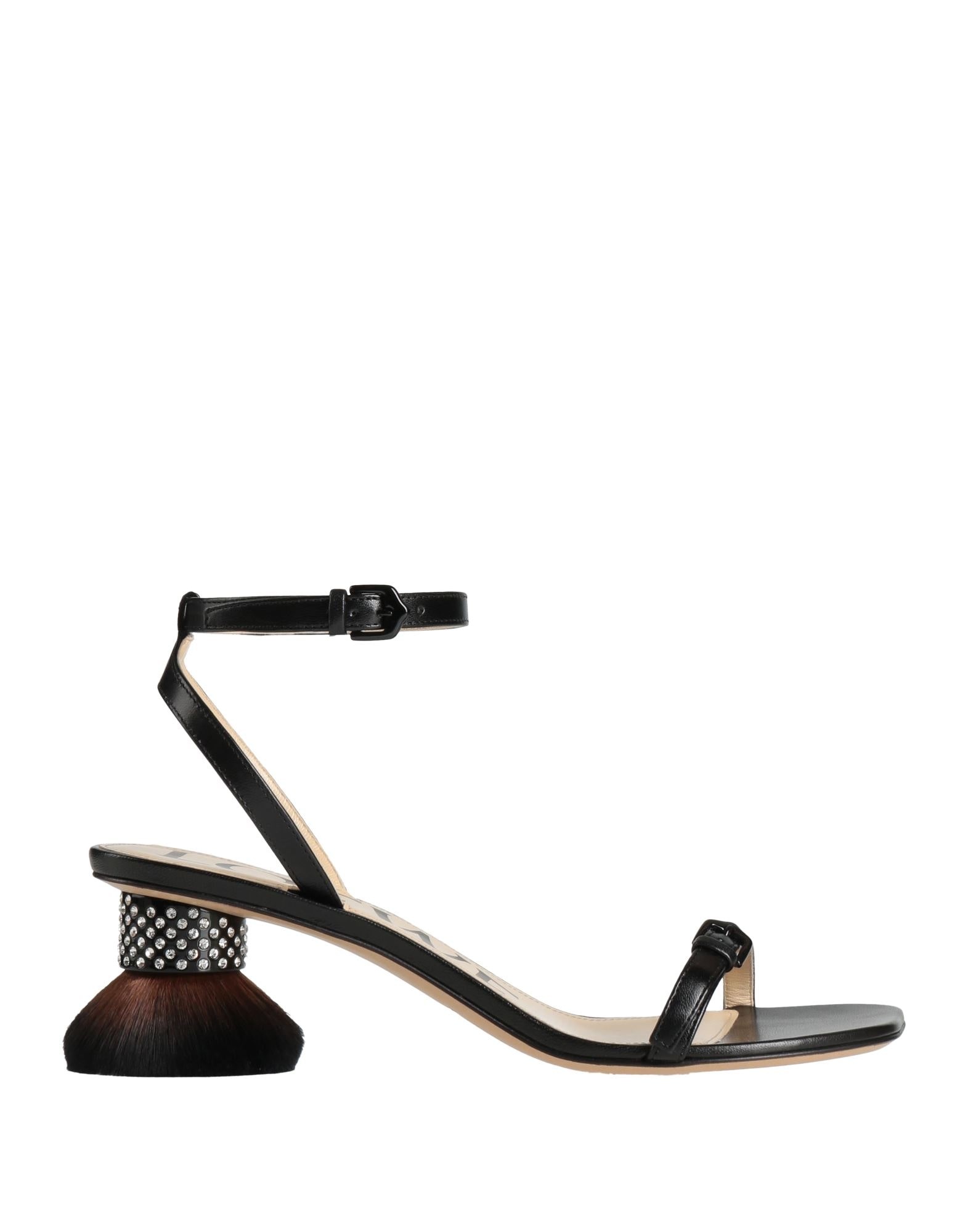 Black Women's Sandals - 1