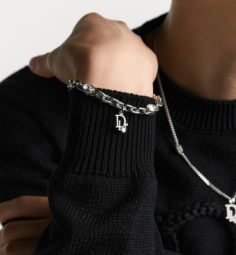 Dior Sparkle Chain Link Bracelet 4