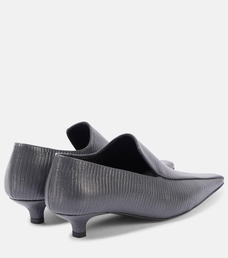 Totême Embossed leather pumps outlook