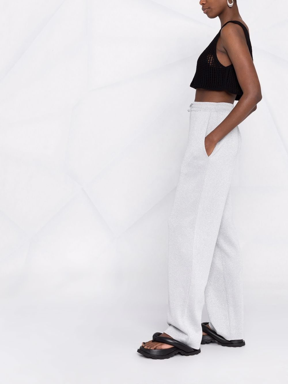 straight-leg track pants - 4