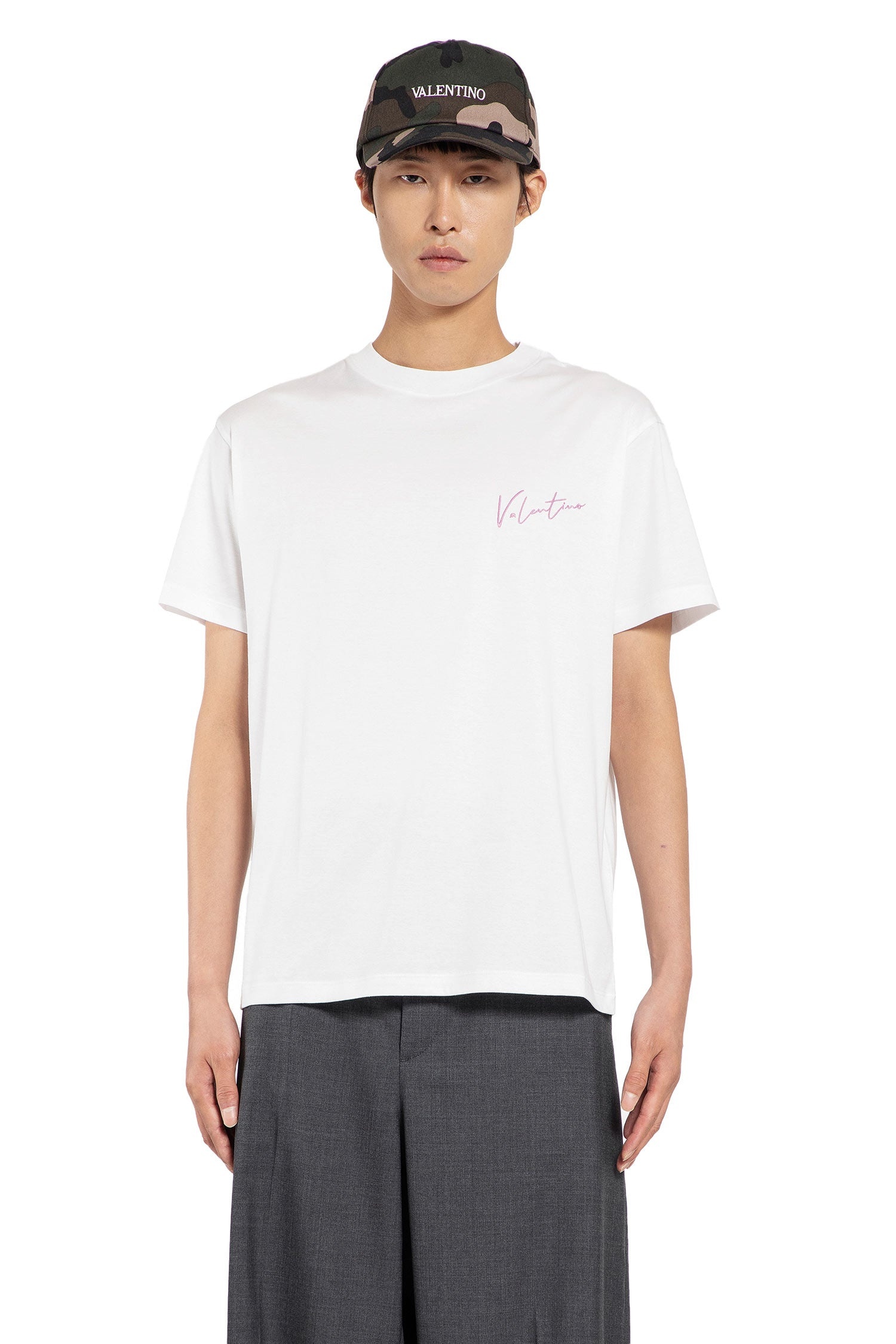 Signature-Print-Cotton-T-Shirt - 1