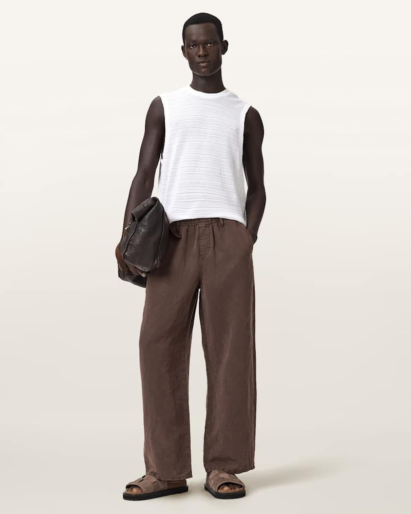 ALLSAINTS COVE SLEEVELESS CREW NECK COTTON T-SHIRT outlook