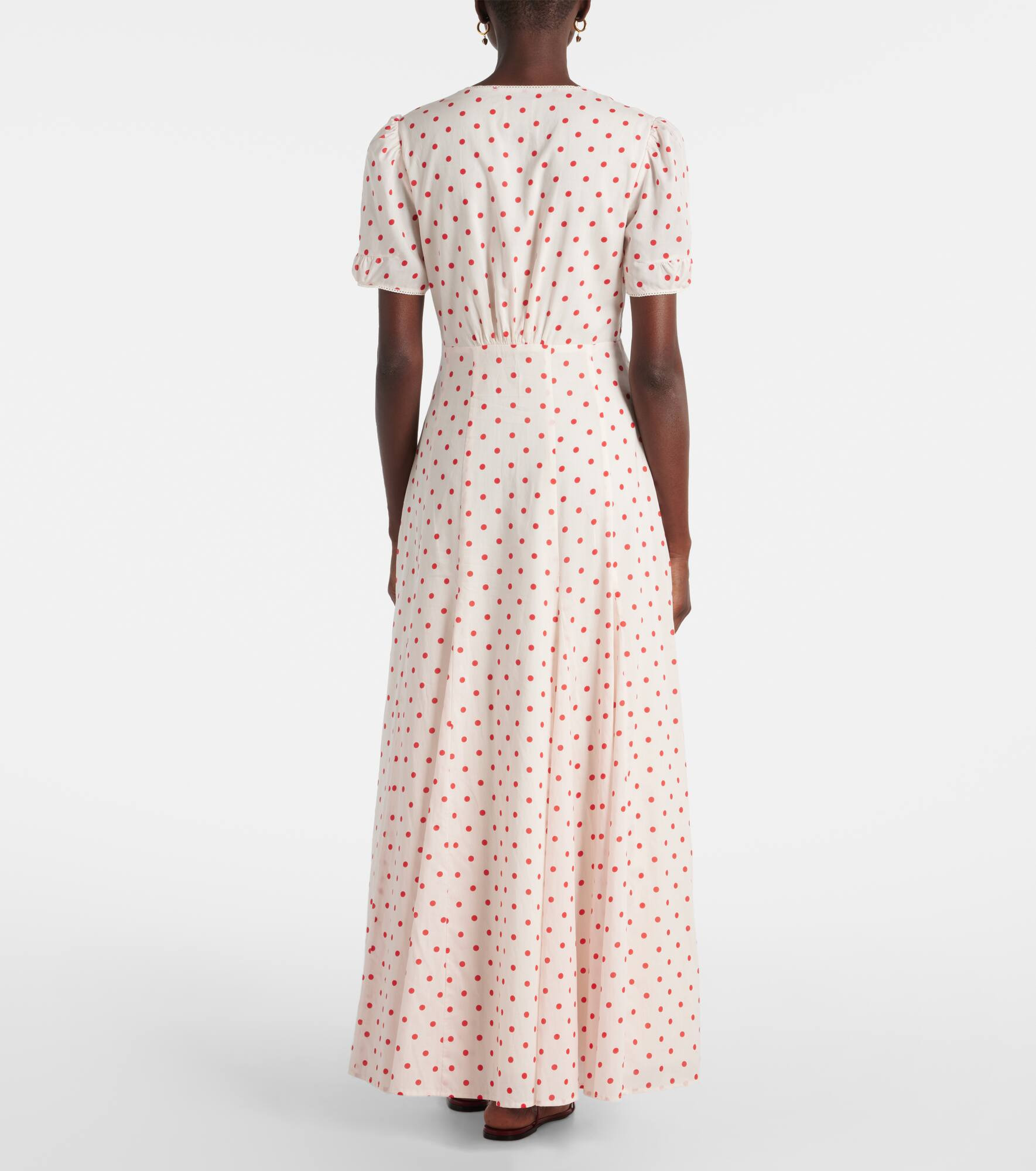 Paloma polka-dot maxi dress - 3