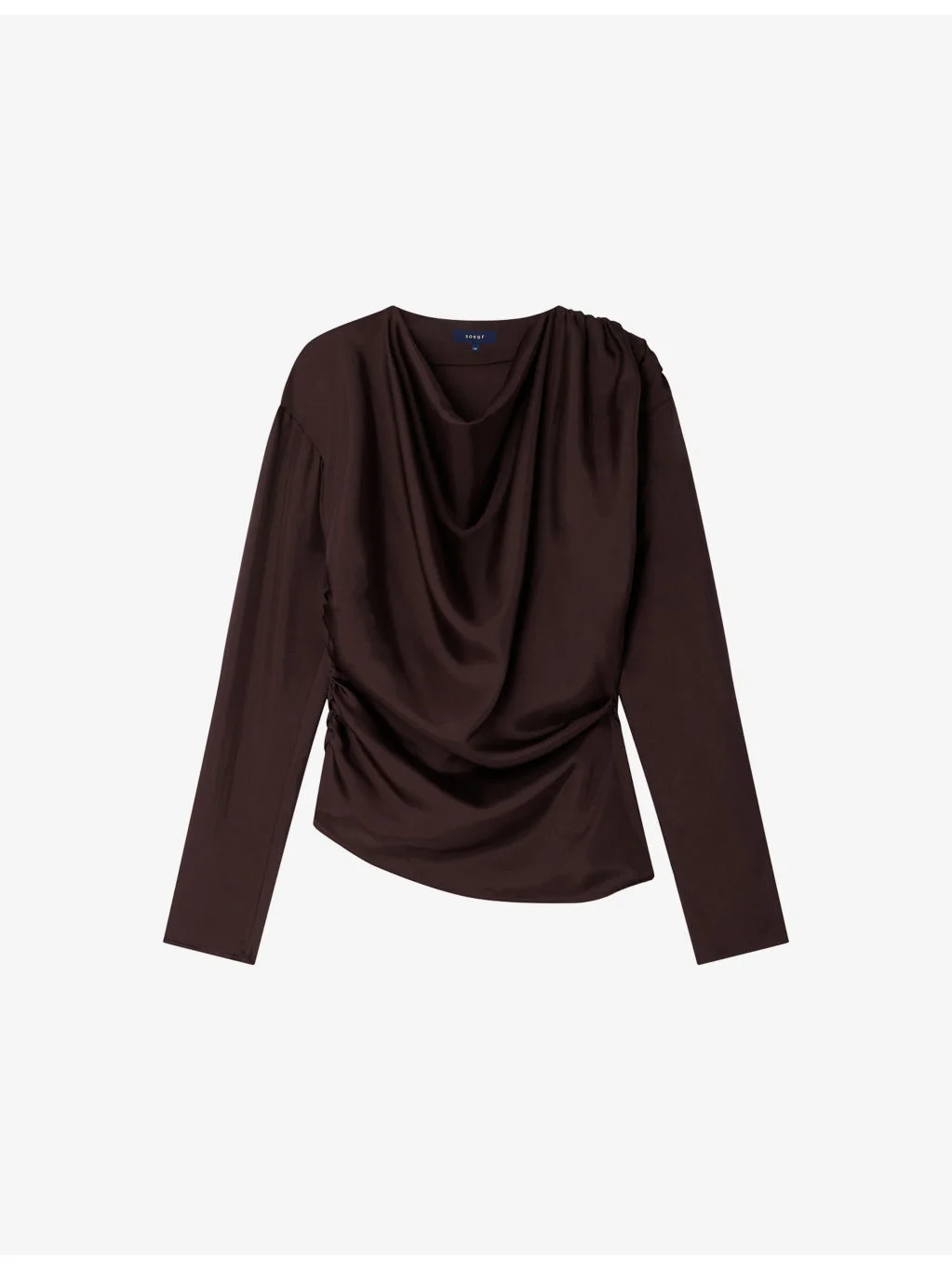 Fresia Cowl-Neck Woven Blouse - 1