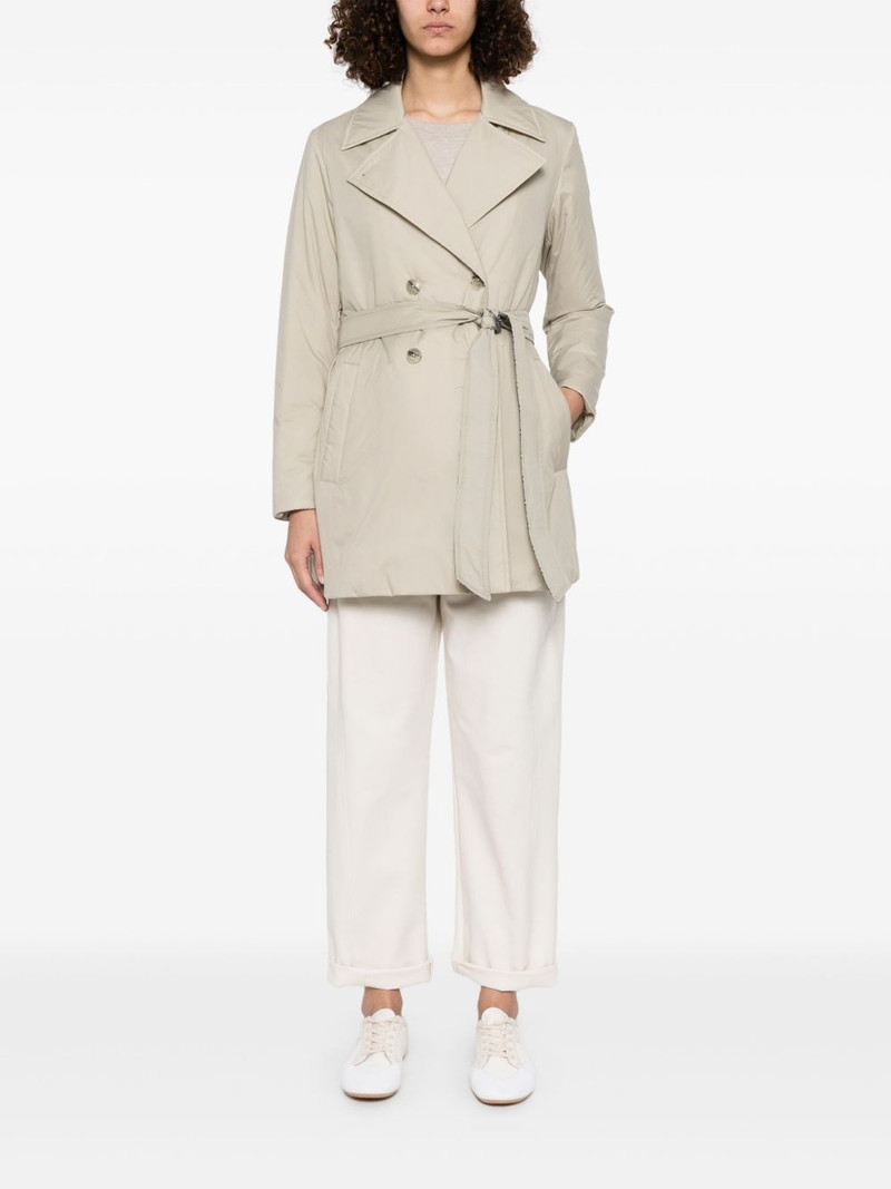 Herno belted trench coat outlook