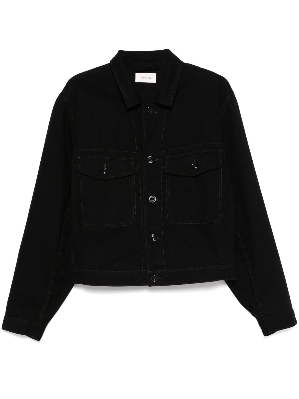 cotton denim jacket - 1