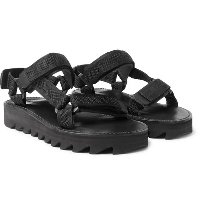 Hender Scheme Leather-Trimmed Webbing Sandals outlook