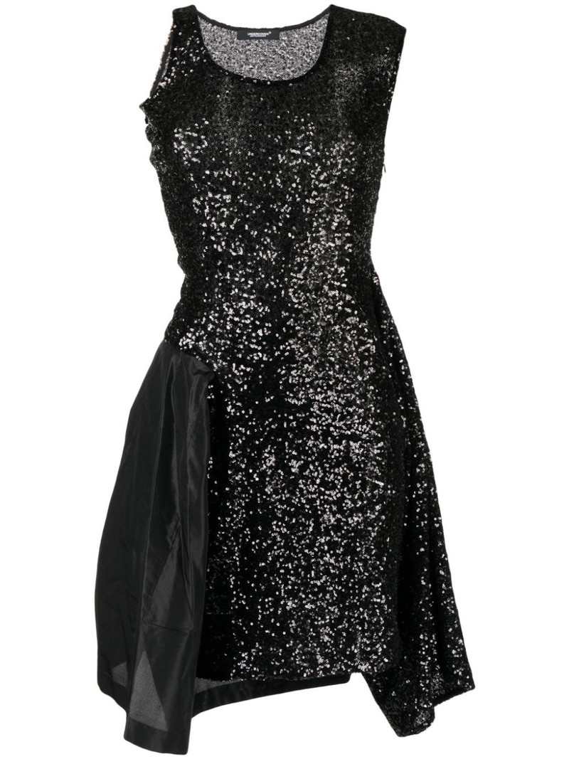 glitter-detailled midi dress 1